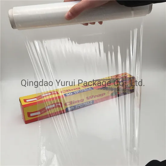 Good Stretch Household Plastic PE Cling Film Fresh Wrap for Food Storage 