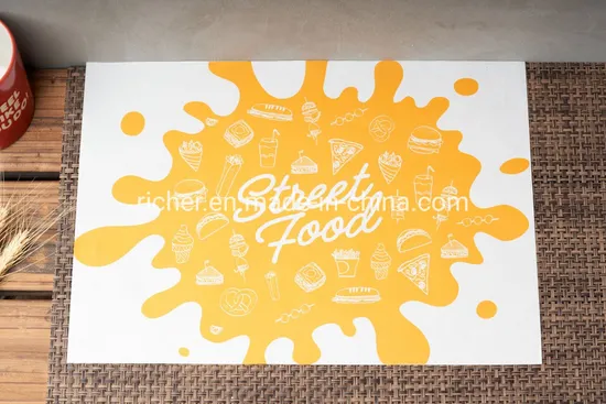 35GSM PE Coated Greaseproof Toast Bread Hotdog Snack Food Wrap 