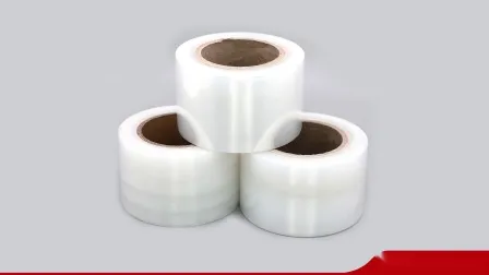 Clear Hand Plastic Packaged Roll Laminating PE Pallet Wrap 