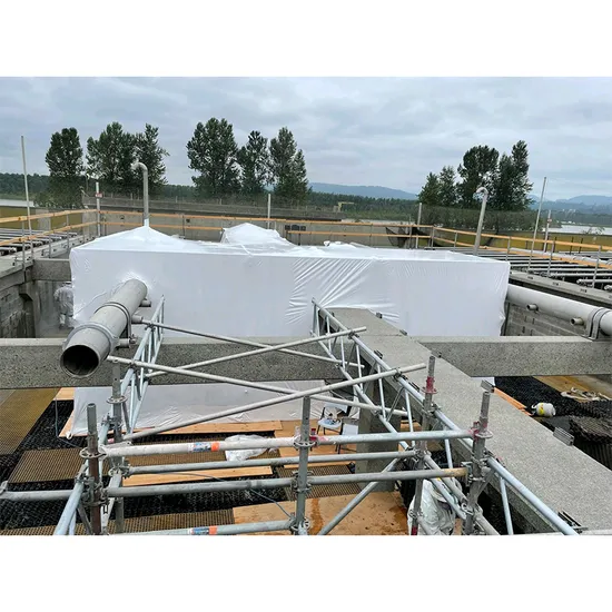 Industrial White Building Scaffolding Construction PE Plastic Shrink Wrap Film 