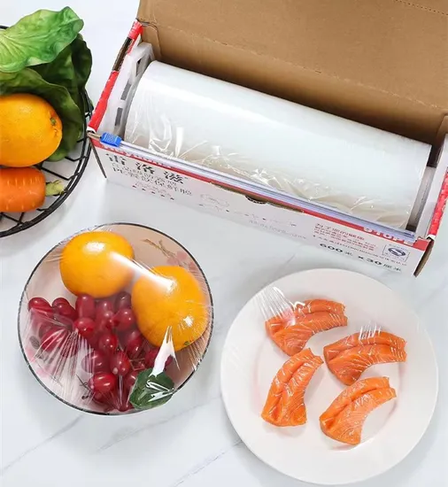 Moisture Proof Plastic Clear PE Cling Wrap for Household 
