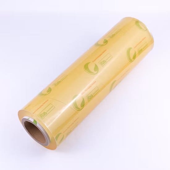 Food Grade Wrap Fresh Packaging Protection Film Jumbo Roll Plastic PVC PE Cling Film